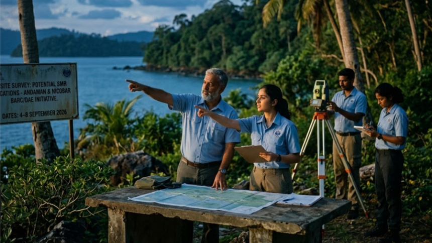 DAE/BARC team conducts site surveys from September 4–8 amid plans to meet future electricity demand in the strategically located islands